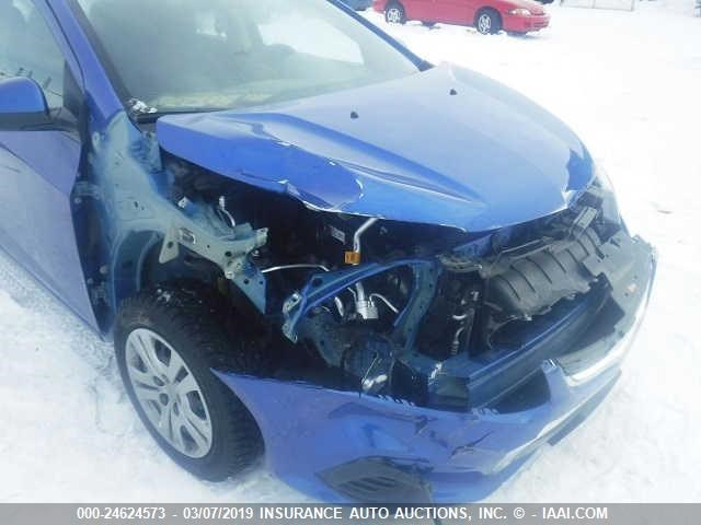 1G1JB5SH3H4163026 - 2017 CHEVROLET SONIC LS BLUE photo 6