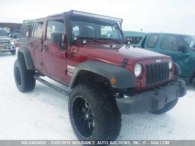 1C4BJWDG0CL274219 - 2012 JEEP WRANGLER UNLIMITED SPORT MAROON photo 1