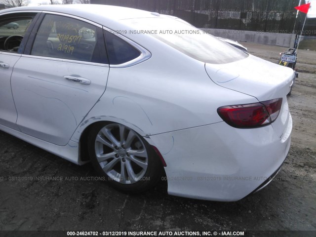 1C3CCCAB8FN713797 - 2015 CHRYSLER 200 LIMITED WHITE photo 6