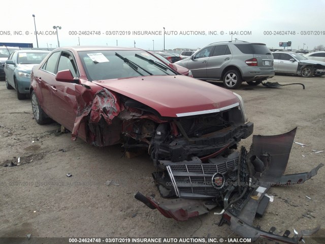 1G6DJ5EV9A0104443 - 2010 CADILLAC CTS PERFORMANCE COLLECTION Красный фото 1