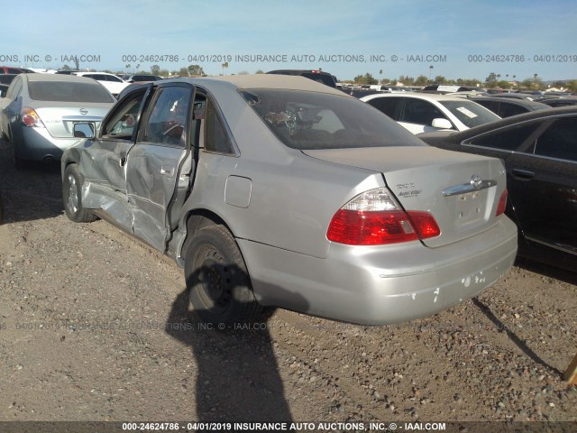 4T1BF28BX4U373923 - 2004 TOYOTA AVALON XL/XLS SILVER photo 3