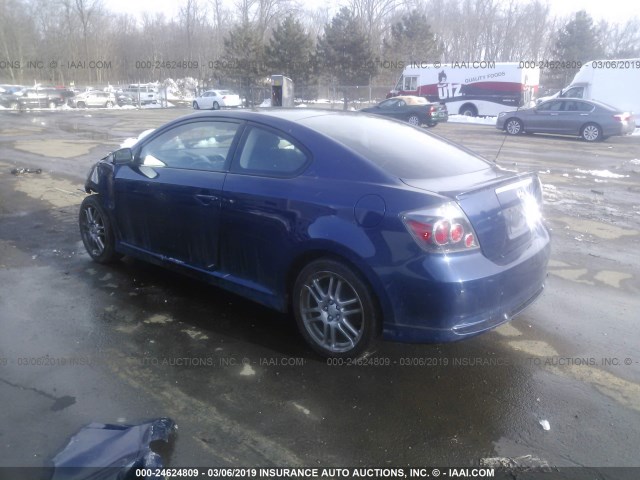 JTKDE167880258235 - 2008 TOYOTA SCION TC ლურჯი ფოტო 3