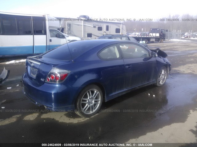 JTKDE167880258235 - 2008 TOYOTA SCION TC ლურჯი ფოტო 4