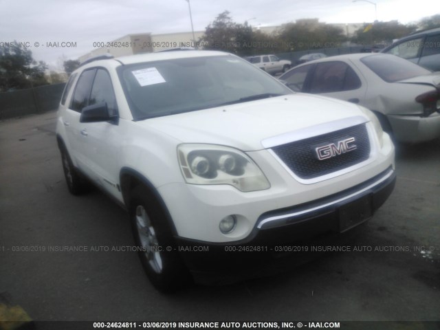 1GKER13717J123342 - 2007 GMC ACADIA SLE WHITE photo 1