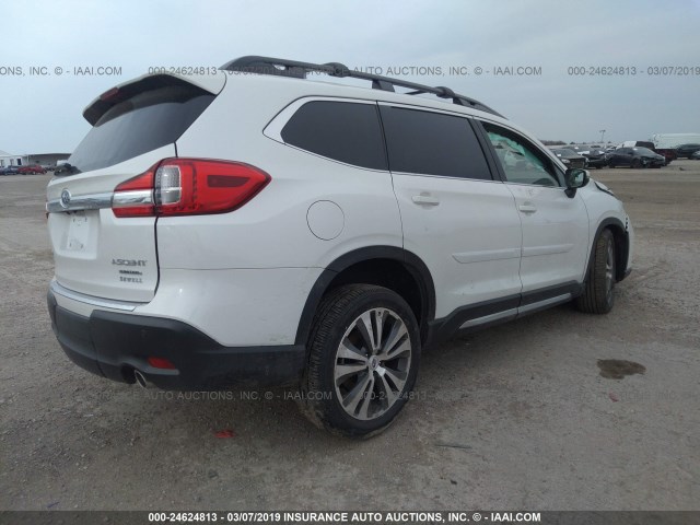 4S4WMAPD7K3450920 - 2019 SUBARU ASCENT  WHITE photo 4