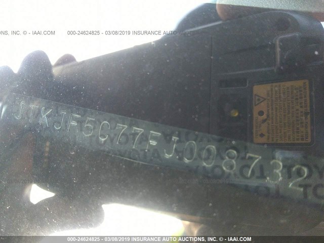 JTKJF5C77FJ008732 - 2015 TOYOTA SCION TC RED photo 9