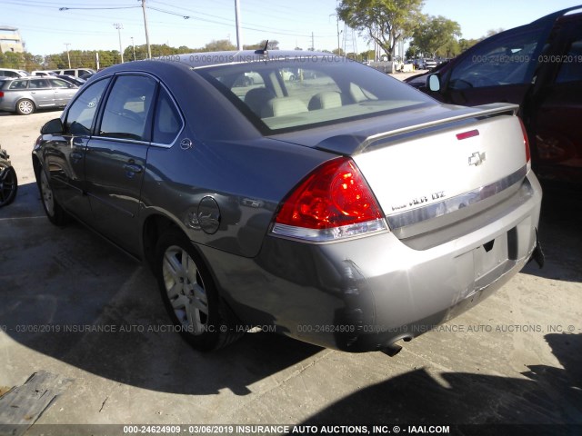 2G1WU581769405157 - 2006 CHEVROLET IMPALA LTZ SILVER photo 3