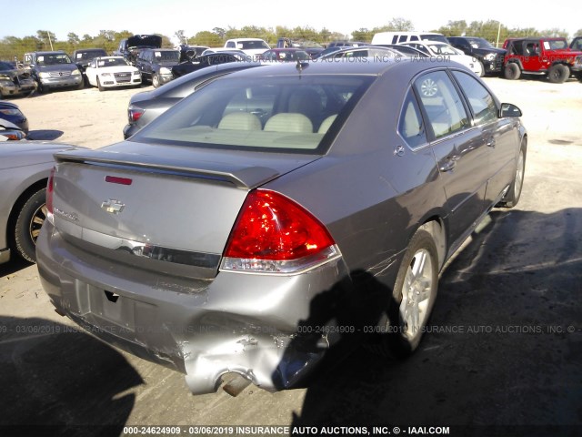 2G1WU581769405157 - 2006 CHEVROLET IMPALA LTZ SILVER photo 4