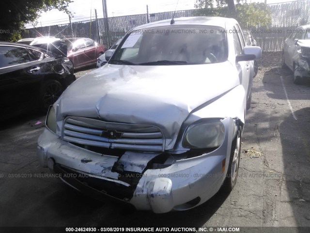 3GNBABDB1AS637431 - 2010 CHEVROLET HHR LT SILVER photo 6