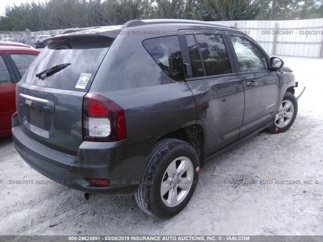 1C4NJCBBXGD716958 - 2016 JEEP COMPASS SPORT GRAY photo 4