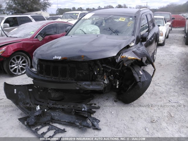 1C4NJCBBXGD716958 - 2016 JEEP COMPASS SPORT GRAY photo 6