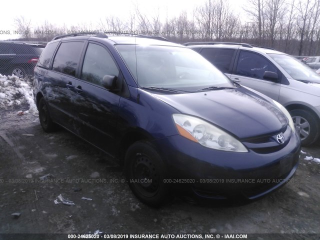 5TDZA23C26S478030 - 2006 TOYOTA SIENNA CE/LE BLUE photo 1