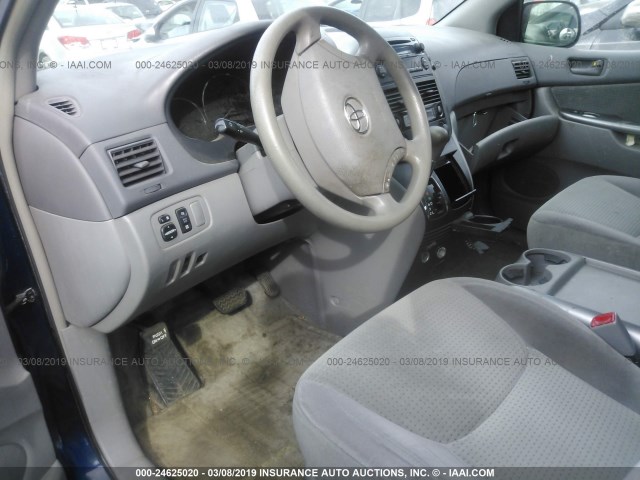 5TDZA23C26S478030 - 2006 TOYOTA SIENNA CE/LE BLUE photo 5