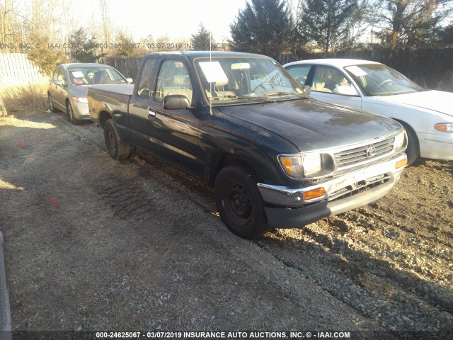 4TAVL52N3TZ086516 - 1996 TOYOTA TACOMA XTRACAB GREEN photo 1