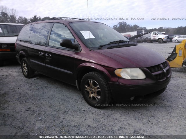 2D4GP44L43R116014 - 2003 DODGE GRAND CARAVAN SPORT BURGUNDY photo 1