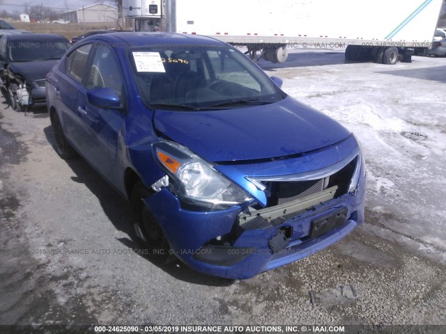 3N1CN7AP0FL848901 - 2015 NISSAN VERSA S/S PLUS/SV/SL BLUE photo 6