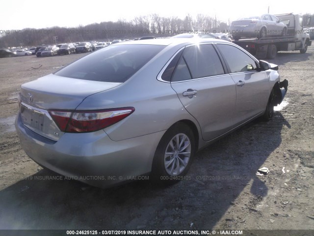 4T1BF1FK5GU163506 - 2016 TOYOTA CAMRY LE/XLE/SE/XSE 银色 照片 4