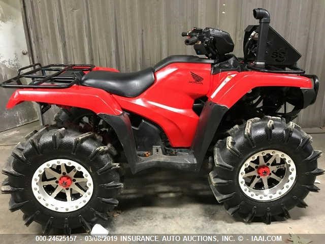 1HFTE440XF4100677 - 2015 HONDA TRX500 FM RED photo 5