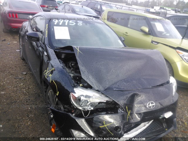 JF1ZNAA19D2700136 - 2013 TOYOTA SCION FR-S BLACK photo 6