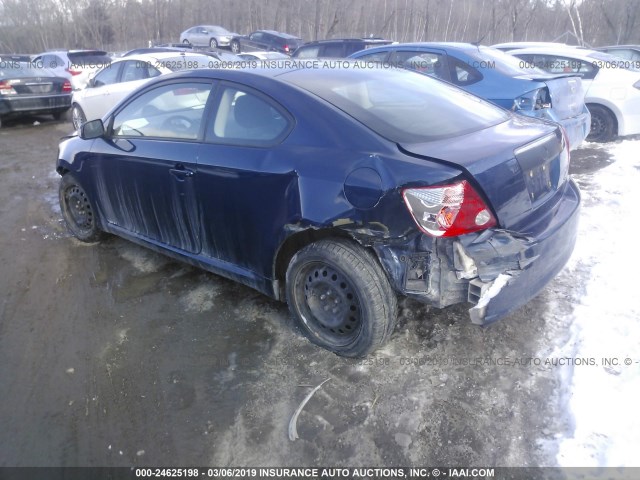 JTKDE177350034090 - 2005 TOYOTA SCION TC ლურჯი ფოტო 3
