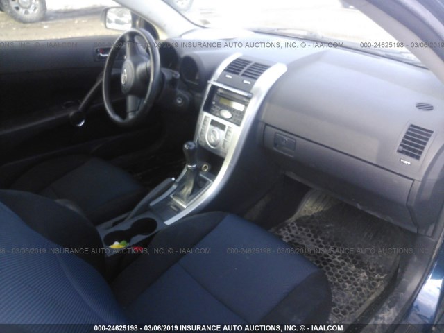 JTKDE177350034090 - 2005 TOYOTA SCION TC ლურჯი ფოტო 5