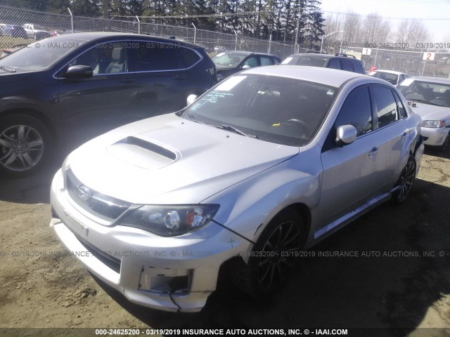 JF1GV7E66BG523268 - 2011 SUBARU IMPREZA WRX SILVER photo 2