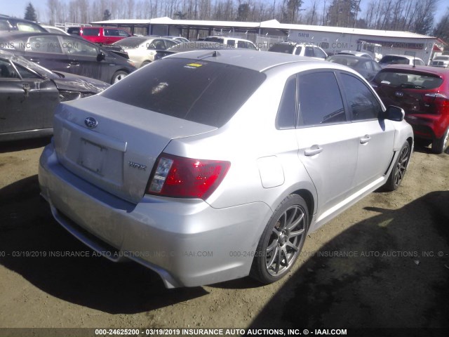 JF1GV7E66BG523268 - 2011 SUBARU IMPREZA WRX SILVER photo 4