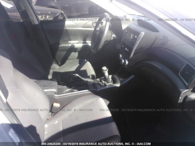 JF1GV7E66BG523268 - 2011 SUBARU IMPREZA WRX SILVER photo 5