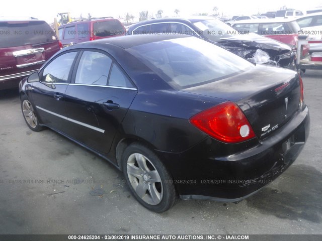 1G2ZG58B874202730 - 2007 PONTIAC G6 SE BLACK photo 3