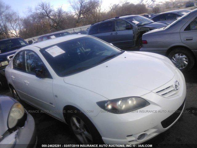 JM1BK123461443433 - 2006 MAZDA 3 S WHITE photo 1