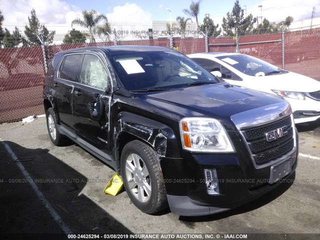 2GKALMEK1D6116080 - 2013 GMC TERRAIN SLE BLACK photo 1