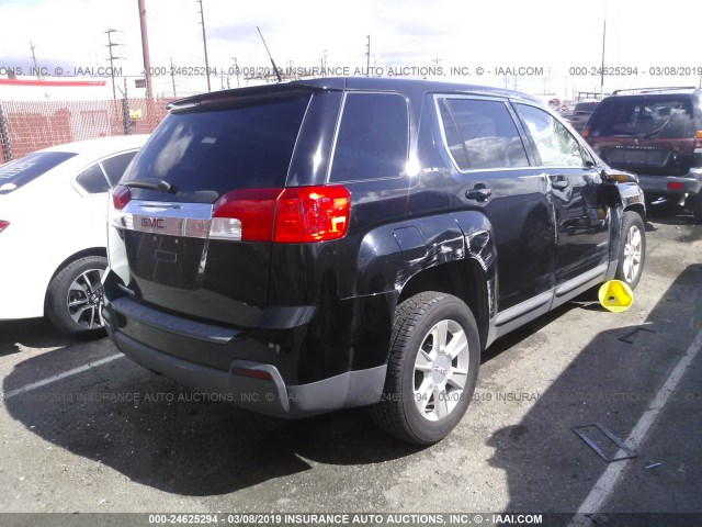 2GKALMEK1D6116080 - 2013 GMC TERRAIN SLE BLACK photo 4