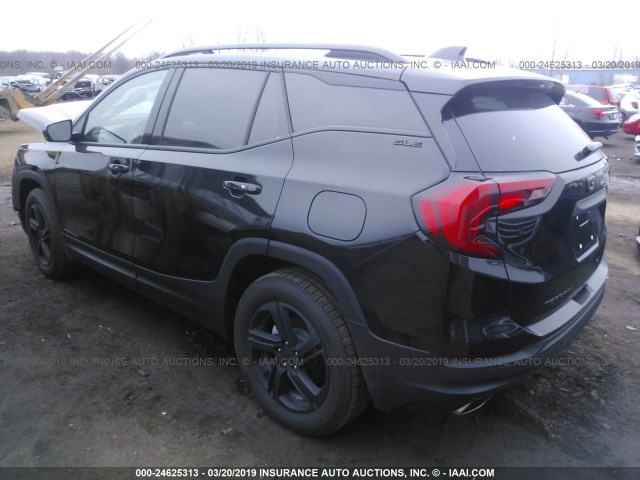 3GKALMEXXJL364850 - 2018 GMC TERRAIN SLE BLACK photo 3