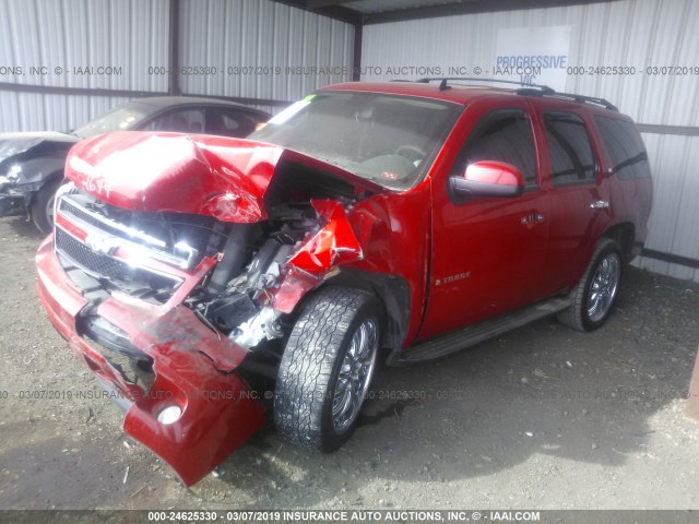 1GNFC23059R142644 - 2009 CHEVROLET TAHOE C1500 LT RED photo 2