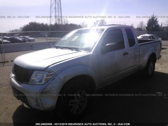 1N6AD0CW9FN765662 - 2015 NISSAN FRONTIER SV/PRO-4X SILVER photo 2