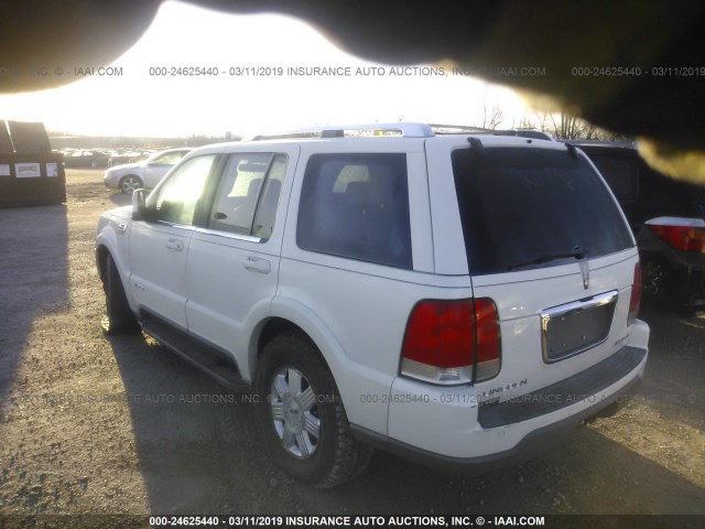 5LMEU78H83ZJ33661 - 2003 LINCOLN AVIATOR 白色 照片 3