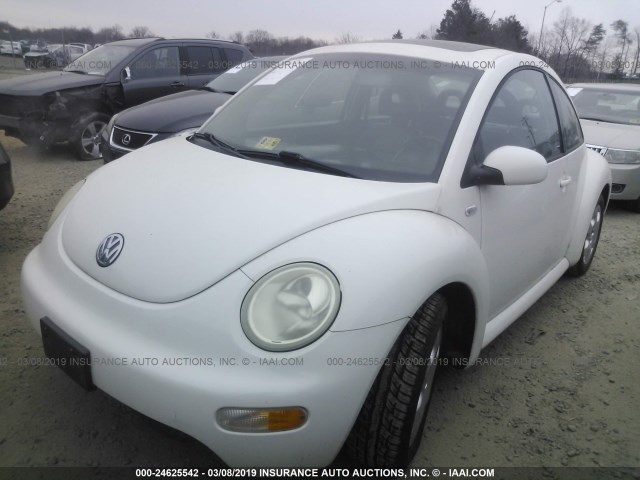 3VWDD21C12M401810 - 2002 VOLKSWAGEN NEW BEETLE GLX 白色 照片 2