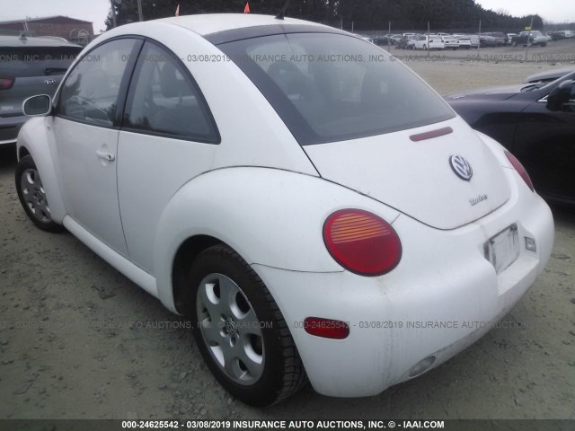 3VWDD21C12M401810 - 2002 VOLKSWAGEN NEW BEETLE GLX 白色 照片 3