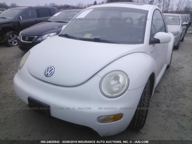 3VWDD21C12M401810 - 2002 VOLKSWAGEN NEW BEETLE GLX 白色 照片 6