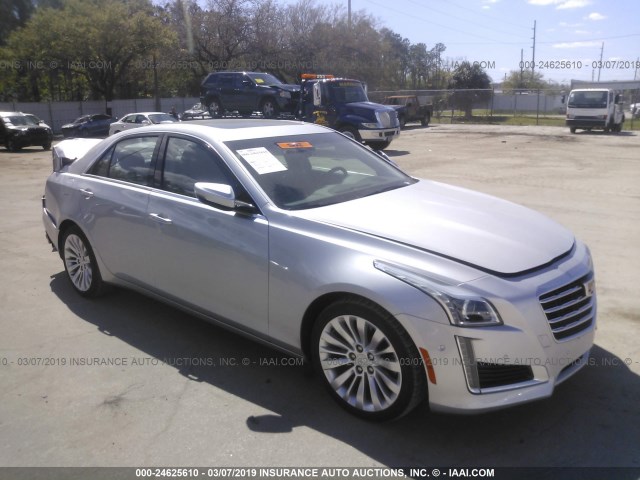 1G6AS5SS3J0174370 - 2018 CADILLAC CTS PREMIUM LUXURY SILVER photo 1