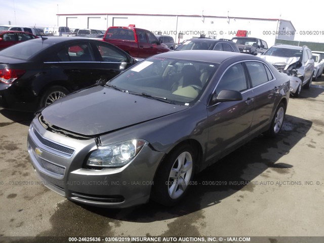 1G1ZB5E0XCF190990 - 2012 CHEVROLET MALIBU LS TAN photo 2