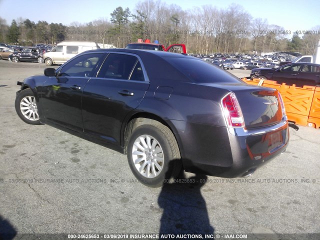 2C3CCAAG3EH289016 - 2014 CHRYSLER 300 GRAY photo 3