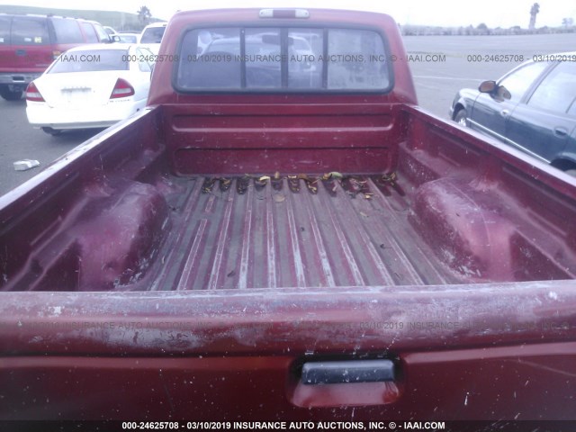 1FTCR10U5VTA70028 - 1997 FORD RANGER RED photo 8