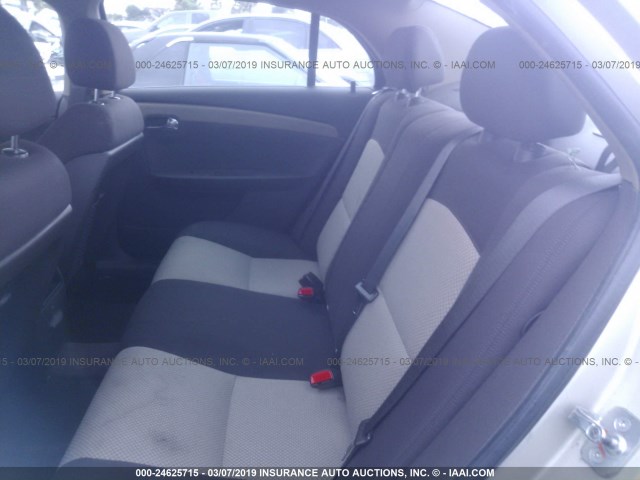 1G1ZG57B29F123163 - 2009 CHEVROLET MALIBU LS GOLD photo 8