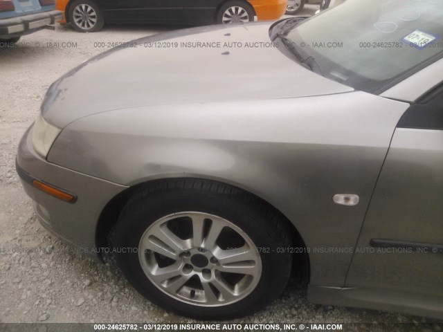 YS3FD49Y261009289 - 2006 SAAB 9-3 GRAY photo 6