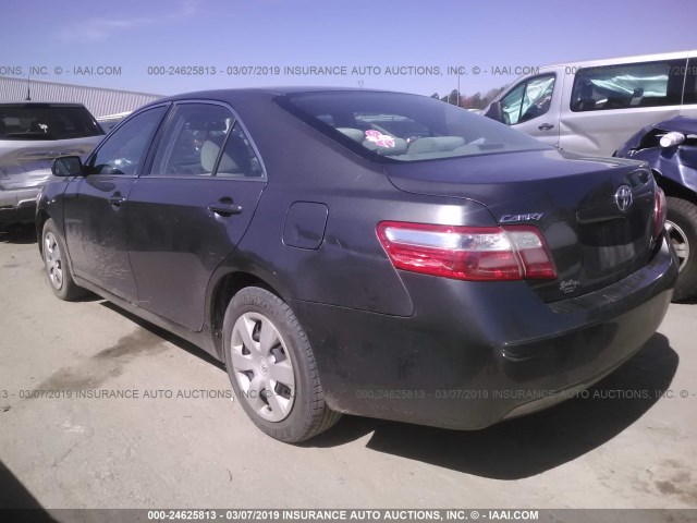 4T1BE46K07U074107 - 2007 TOYOTA CAMRY NEW GENERAT CE/LE/XLE/SE GRAY photo 3
