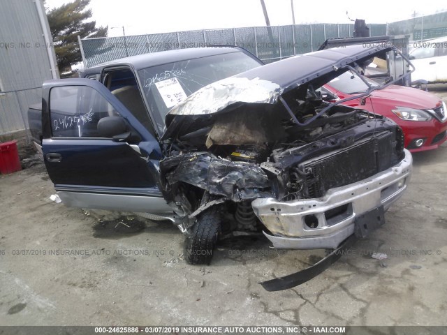 1B7KF2360WJ214234 - 1998 DODGE RAM 2500 BLUE photo 1