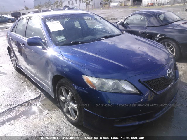 4T1BE46K99U312930 - 2009 TOYOTA CAMRY SE/LE/XLE BLUE photo 1