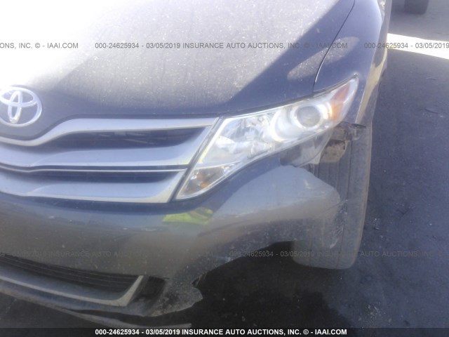 4T3ZK3BBXDU057051 - 2013 TOYOTA VENZA LE/XLE/LIMITED GRAY photo 6