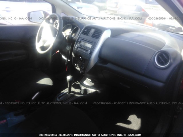 3N1CE2CP8FL361851 - 2015 NISSAN VERSA NOTE S/S PLUS/SV/SL/SR BURGUNDY photo 5